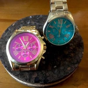 2 Geneva Boyfriend Style Watch 😊